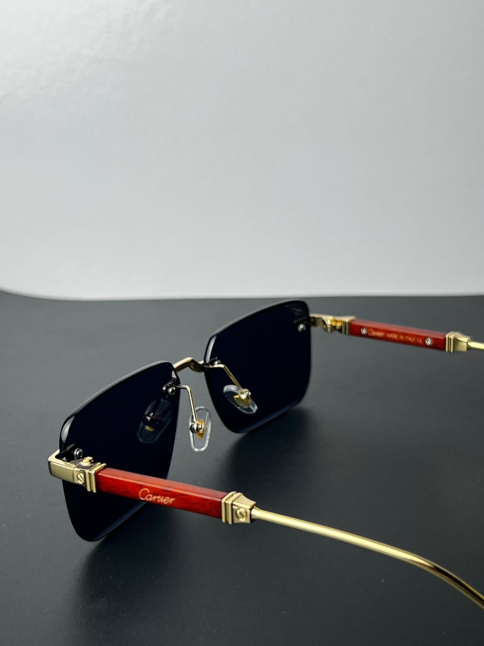 Cartier 03 Red Golden Fream Sunglass