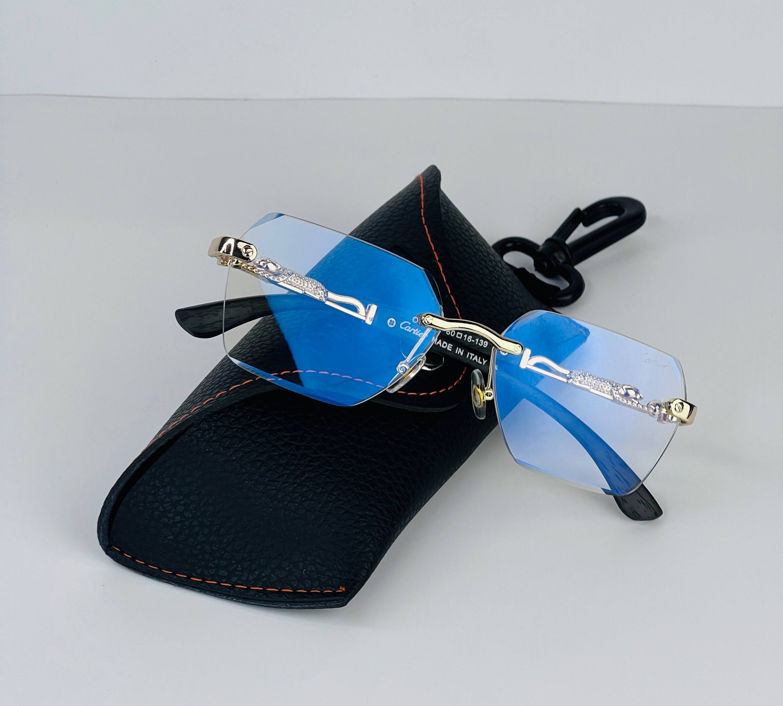 Cartier Metal Bluecut Sunglass