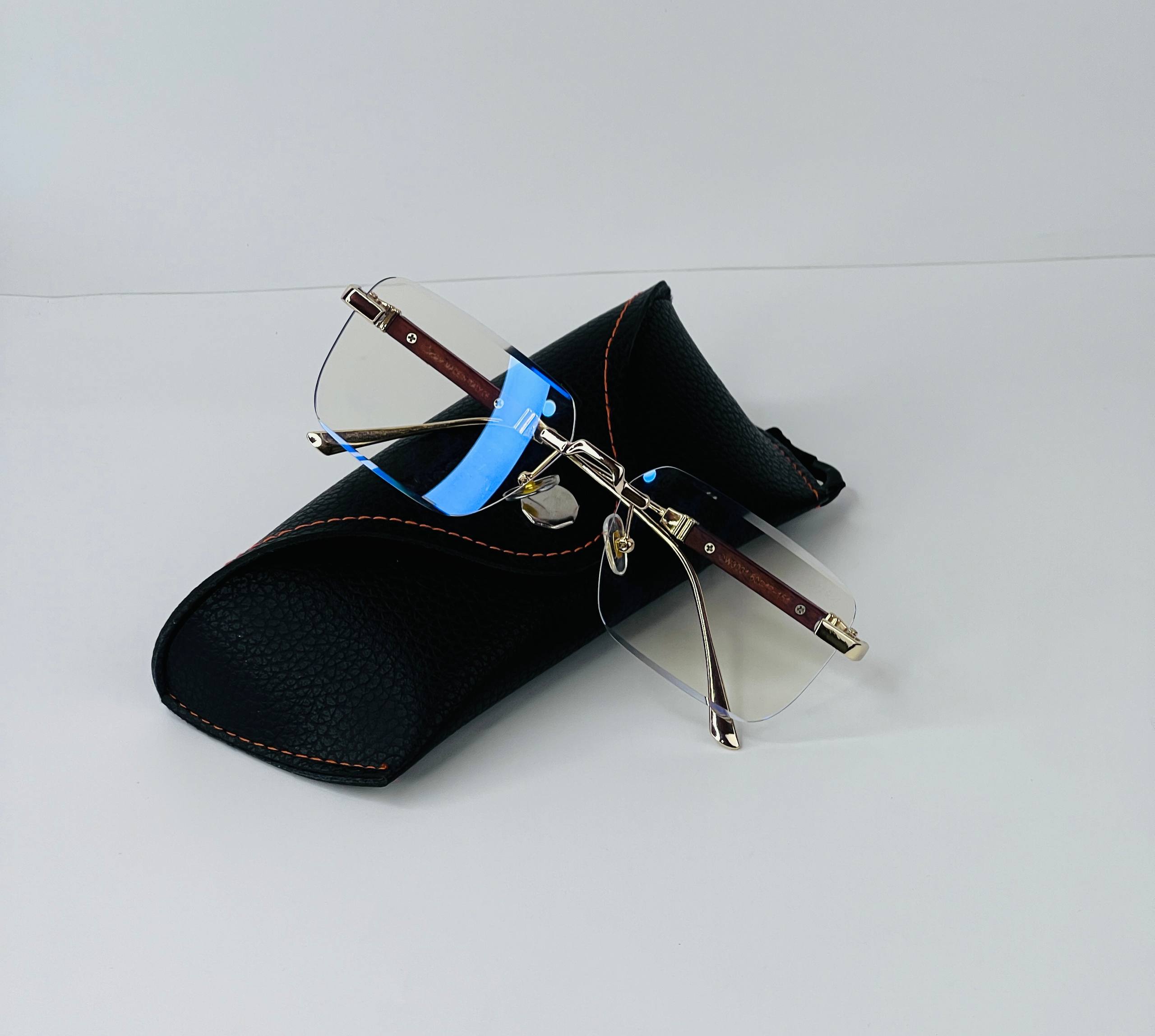 Cartier Rimless Bluecut Sunglass