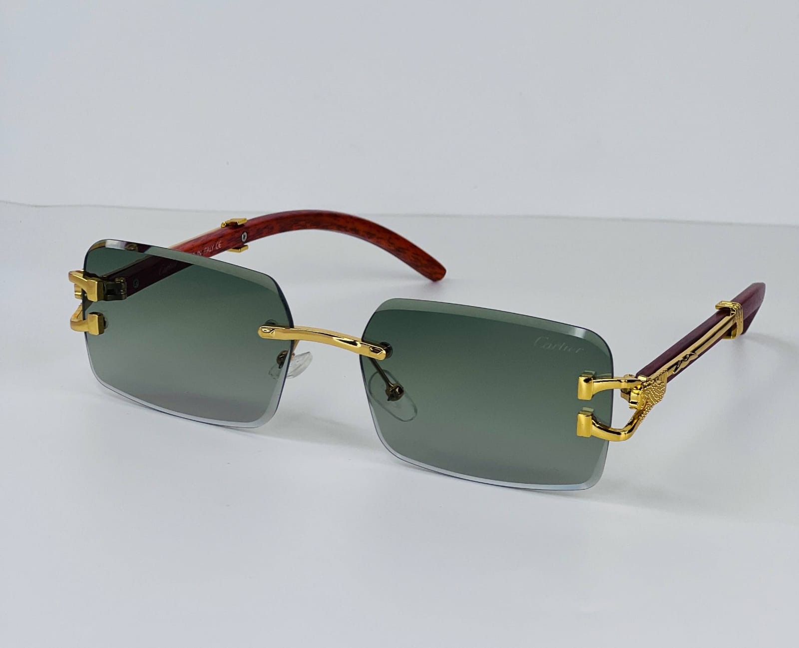 Cartier Rimless Double greese Sunglass