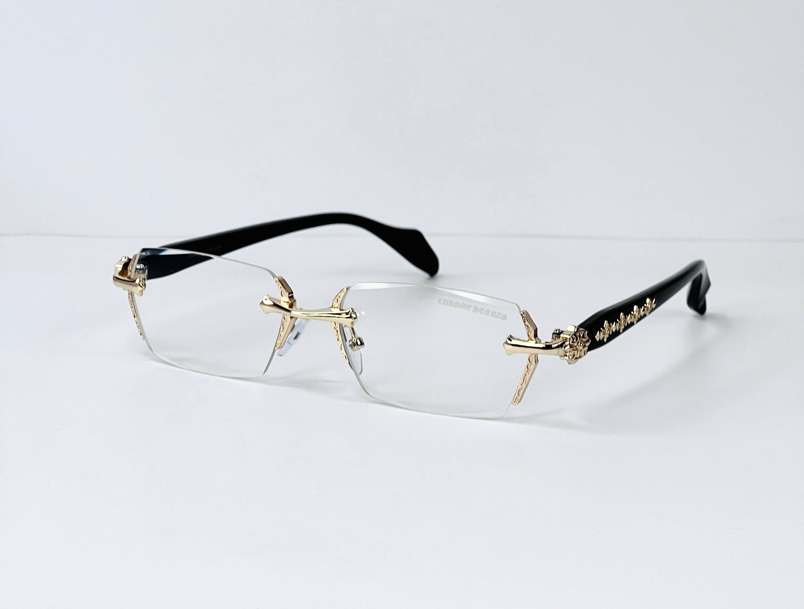 Chrome Rimless Bluephotosun Glass
