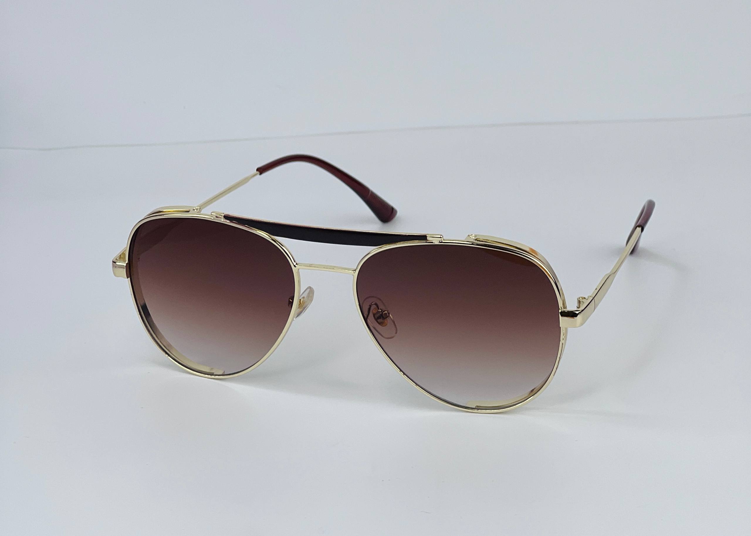 Pilot shape metal sunglass
